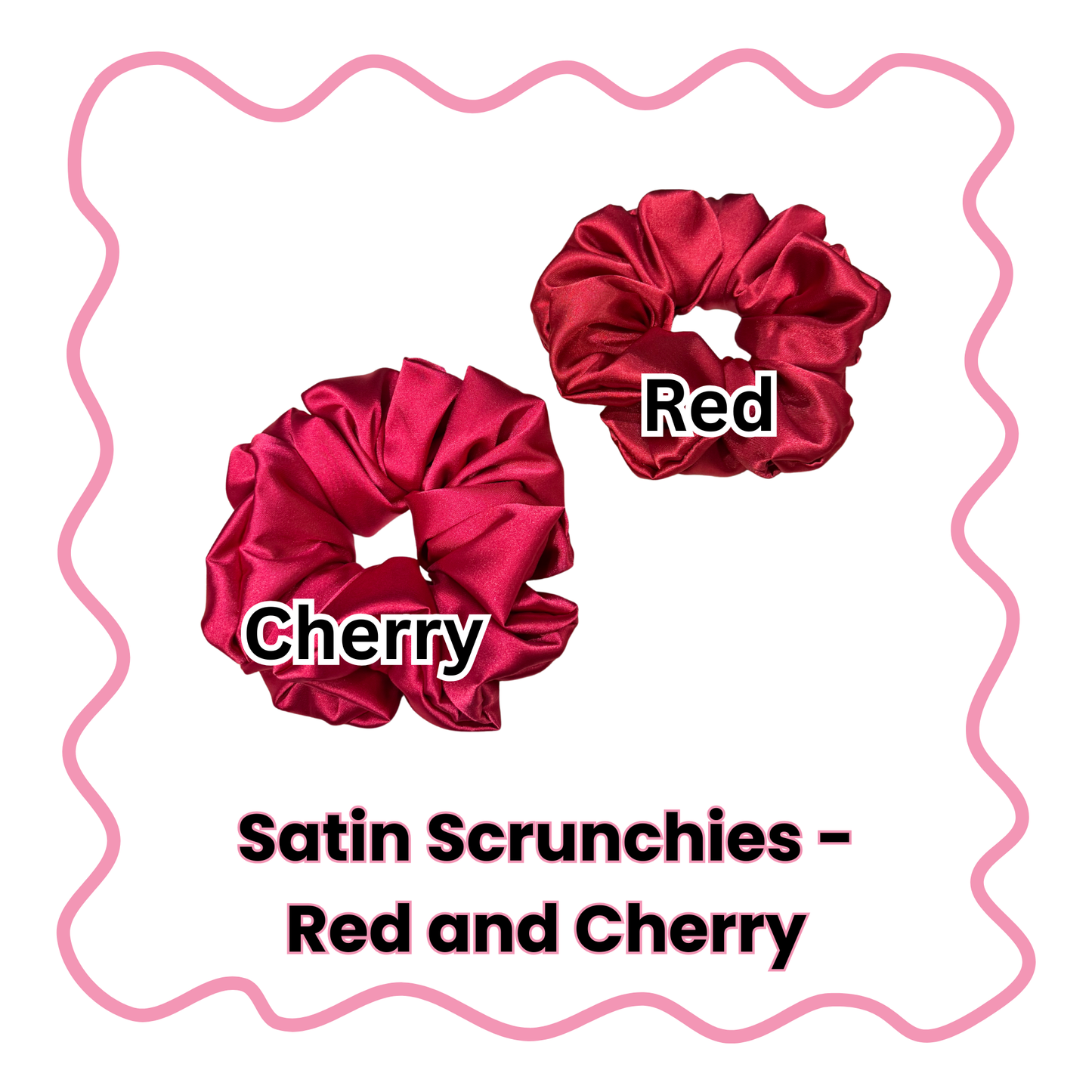 Satin Scrunchies - Standard or XL