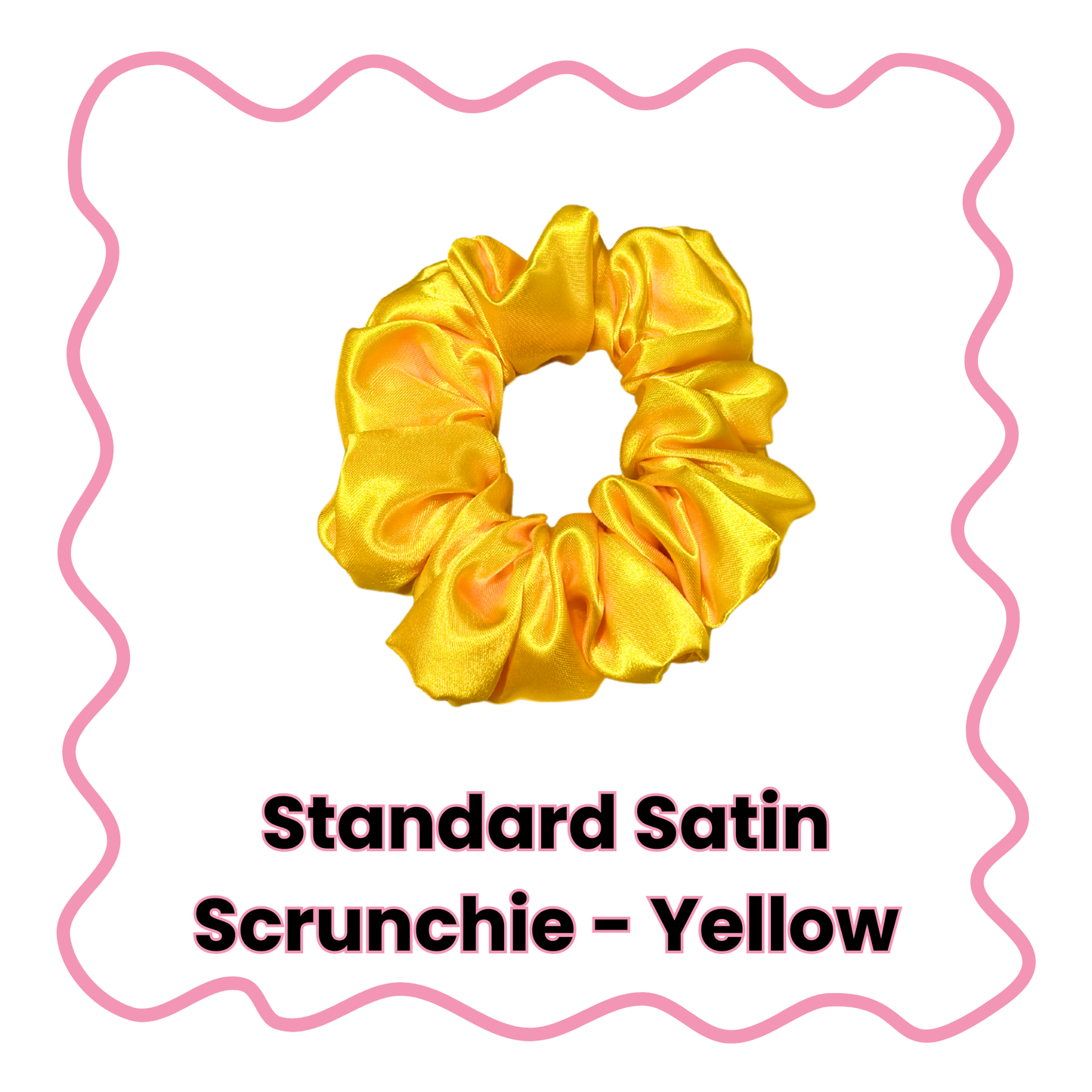 Satin Scrunchies - Standard or XL