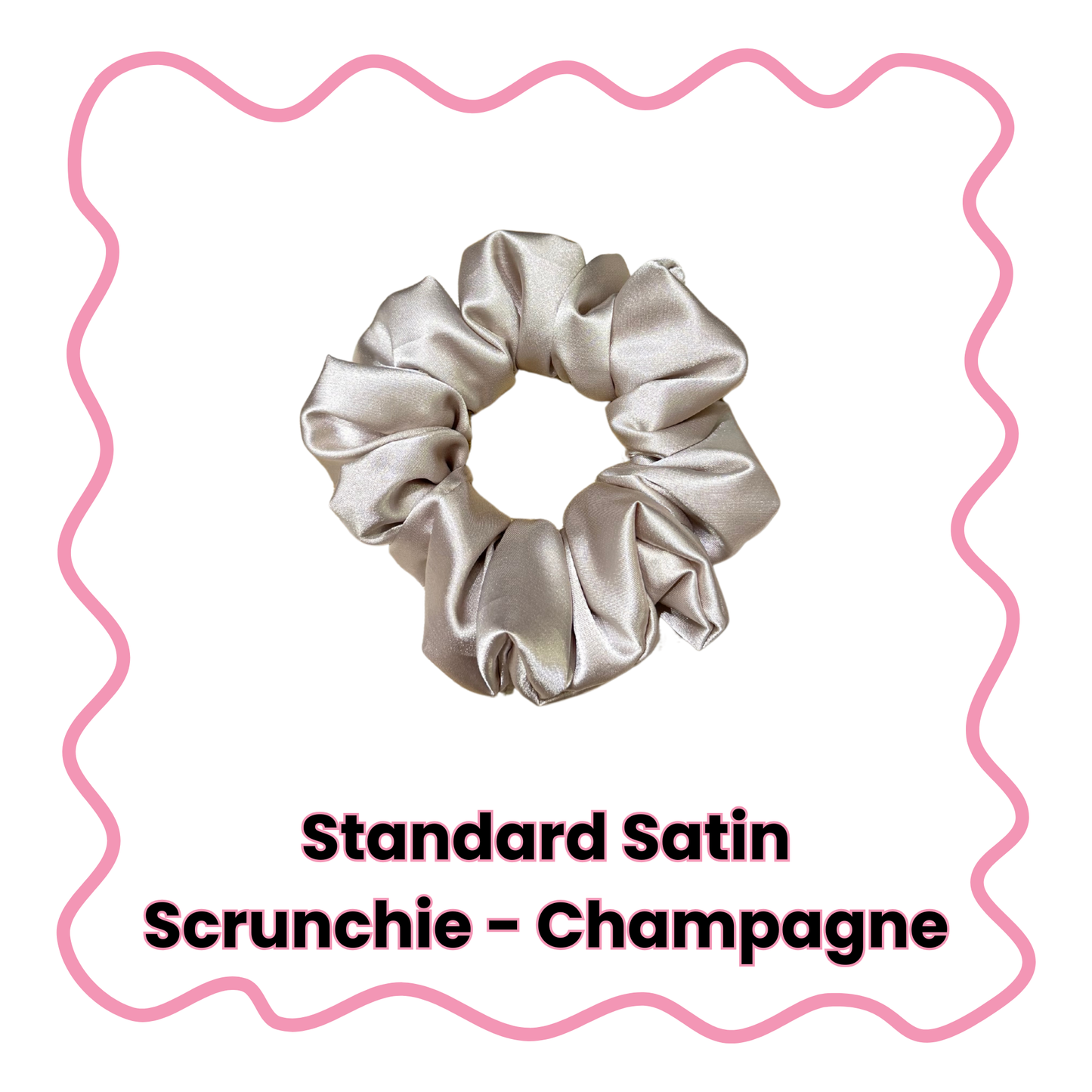 Satin Scrunchies - Standard or XL