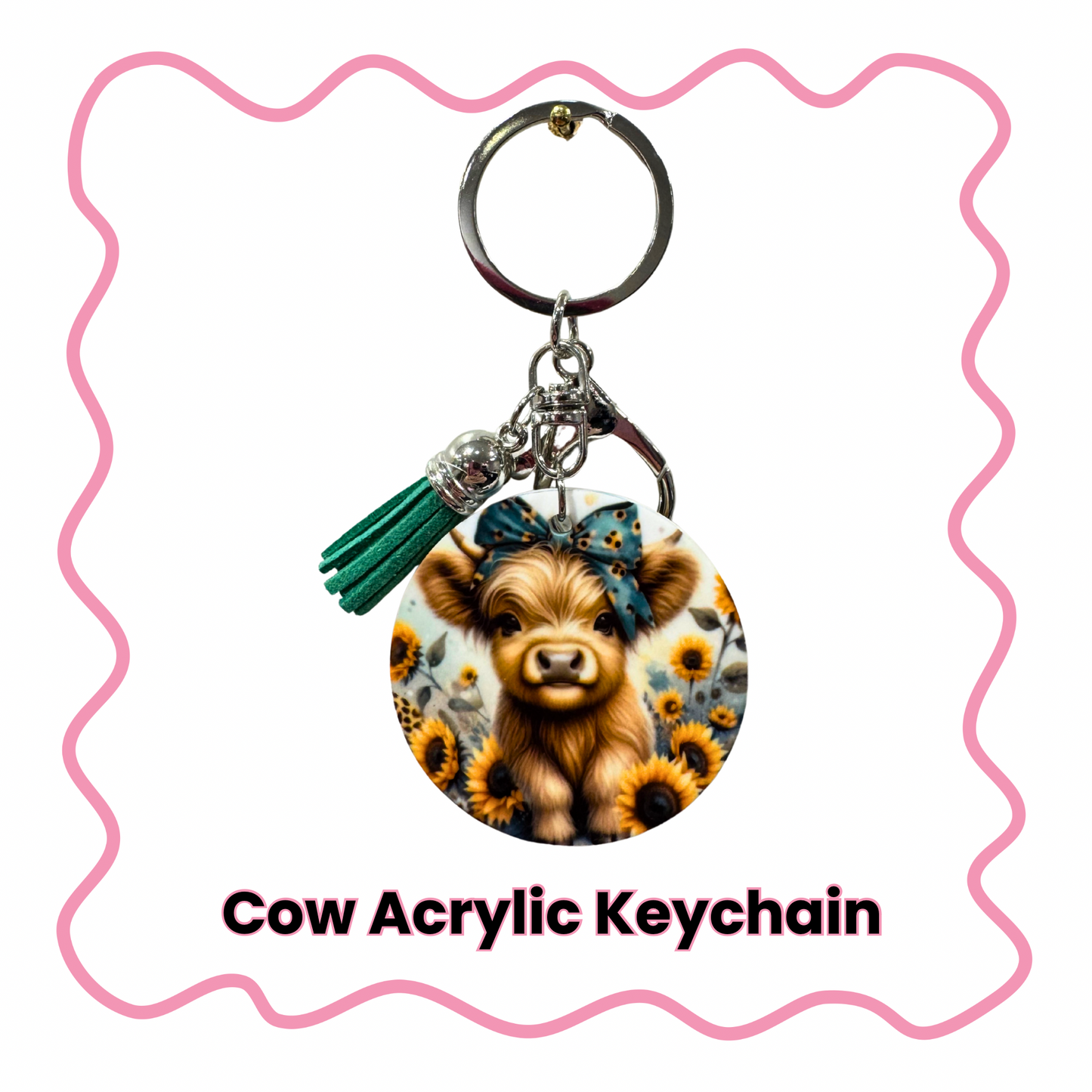 Cow - Acrylic Keychain