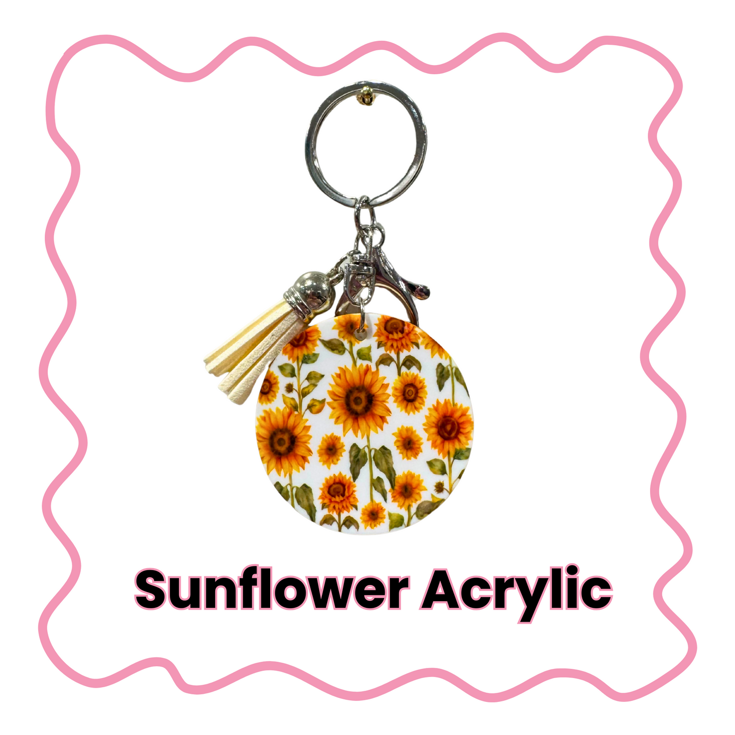 Sunflower - Acrylic Keychain