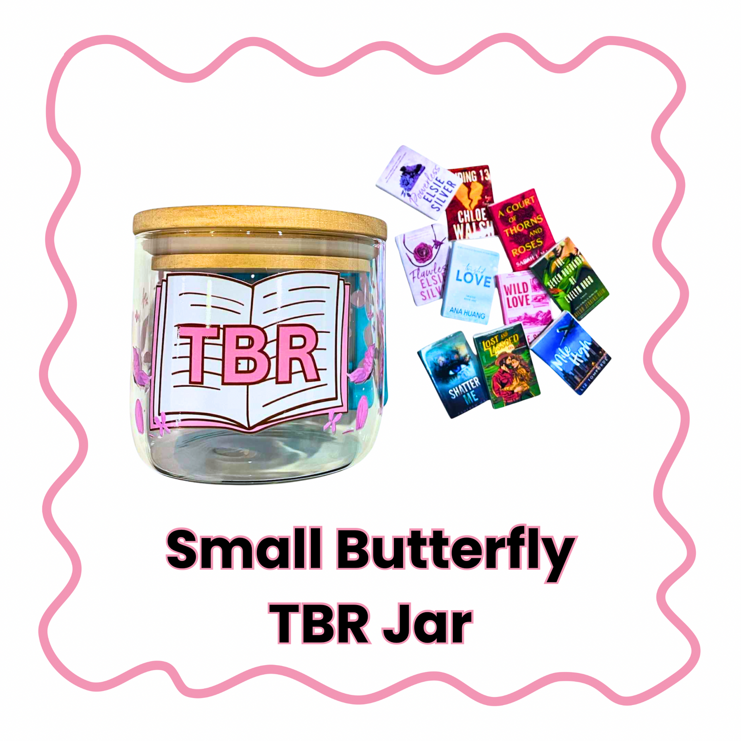 Butterfly TBR Jar
