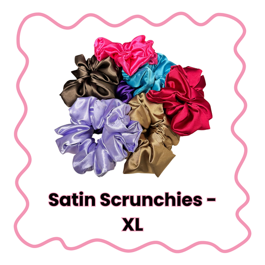 Satin Scrunchies - Standard or XL