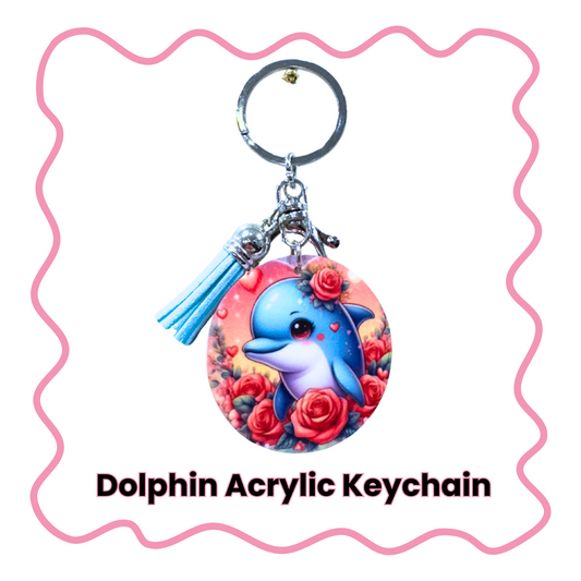 Dolphin - Acrylic Keychain
