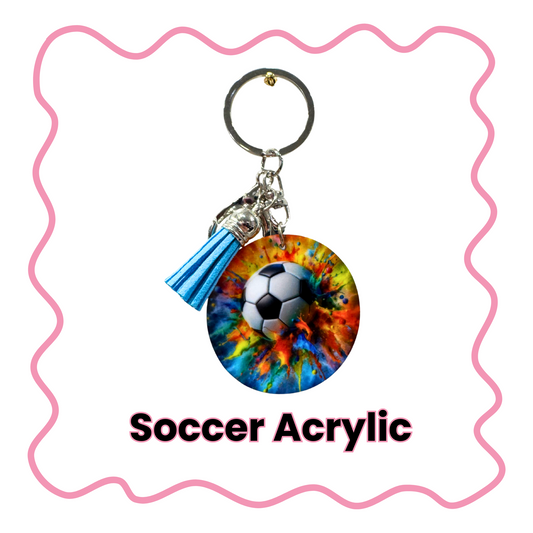 Soccer - Acrylic Keychain