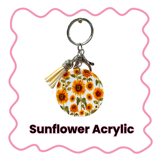 Sunflower - Acrylic Keychain