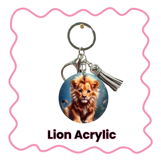 Lion - Acrylic Keychain