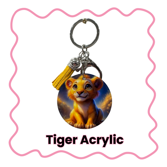 Tiger - Acrylic Keychain