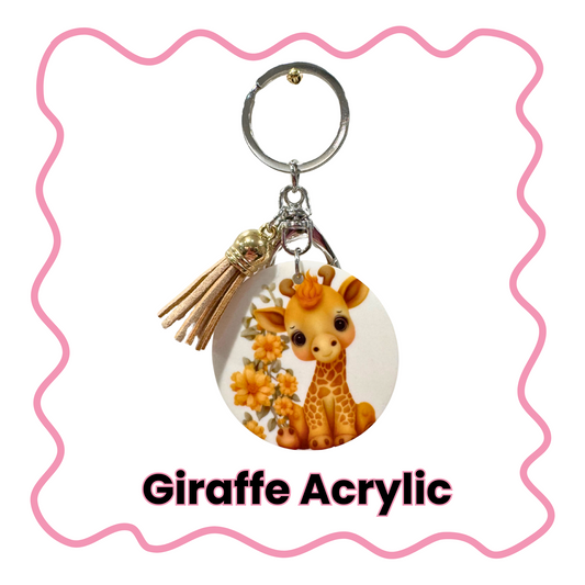 Giraffe - Acrylic Keychain