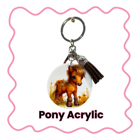 Pony - Acrylic Keychain