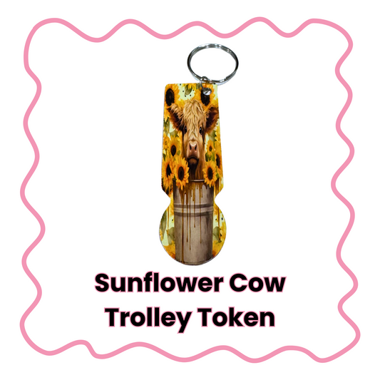 Sunflower Cow - Trolley Token