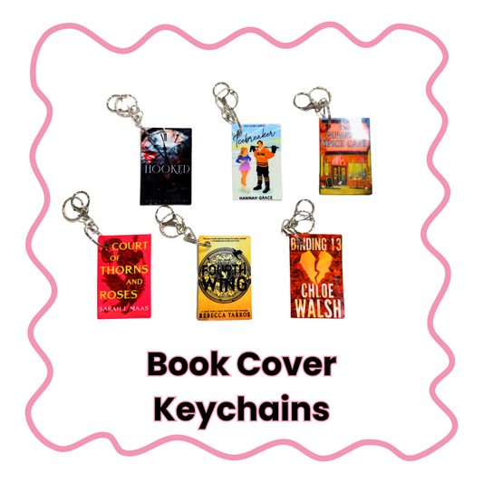 Book Cover Keychain