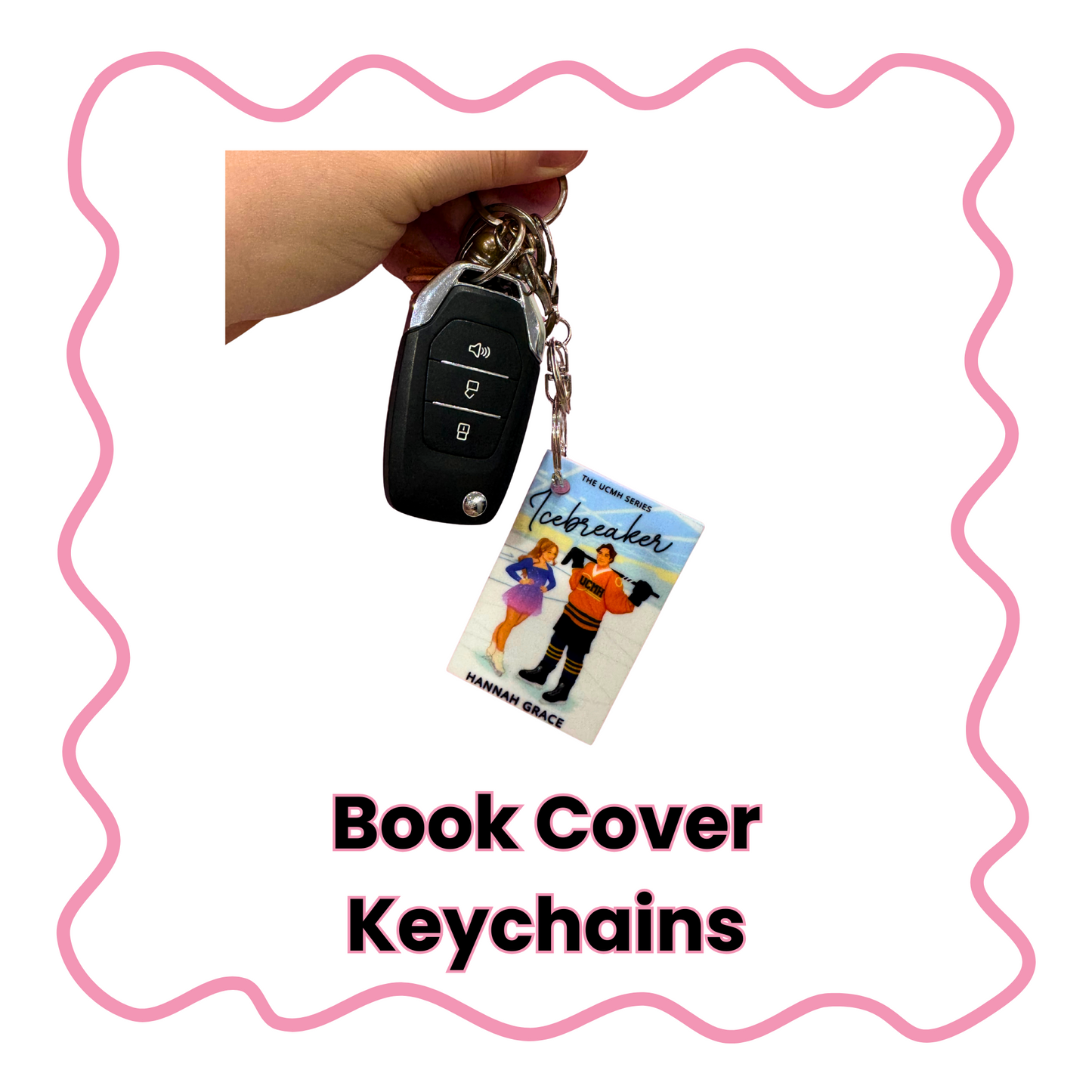 Book Cover Keychain