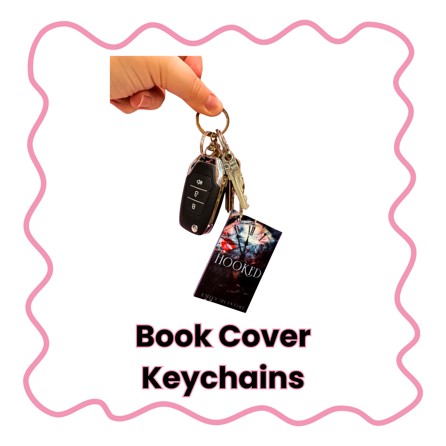 Book Cover Keychain